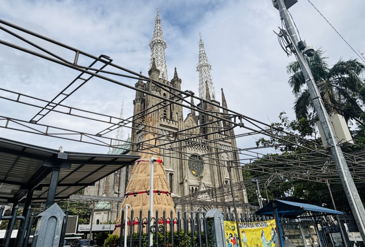 Persiapan Natal di Gereja Katedral Kian Matang, Sudah Capai 80 Persen