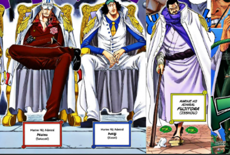 5 Urutan Kekuatan Admiral di One Piece