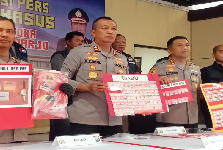 Polresta Sidoarjo Ungkap 19 Kasus Narkotika, 25 Tersangka Ditangkap