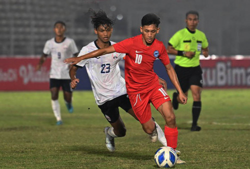 Piala AFF U-19: Kamboja Hajar Singapura