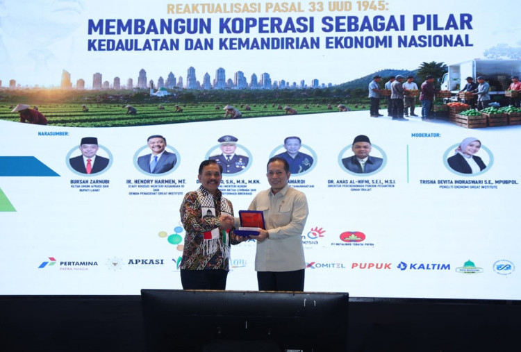 Kemenkop dan GREAT Institute Dorong Koperasi Jadi Pilar Ekonomi Nasional, Reaktualisasi Pasal 33 UUD 1945