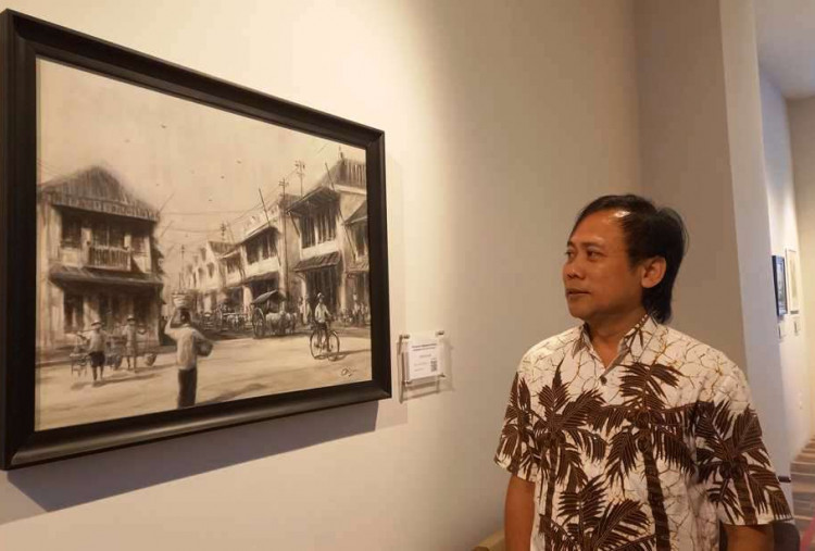 Menikmati Imaji Artscape di Galeri DesignHub Surabaya: Kenangan dan Semangat dalam Monokrom
