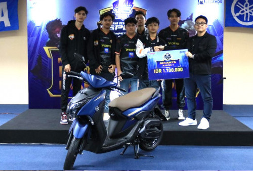 Satu Unit Yamaha Gear 125 Disabet Juara Nasional YEGC 2023 Beserta Uang Jutaan Rupiah