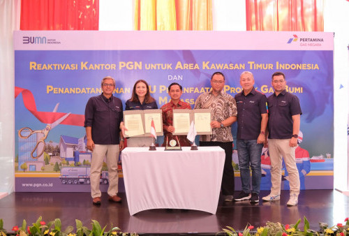 PGN Teken 2 MoU Pemanfaatan Gas Bumi Industri, Bidik Potensi 15 BBTUD di Sulawesi