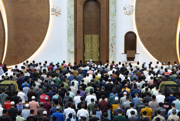 Tarawih Perdana di Masjid Negara IKN, Dipadati Ribuan Jamaah!