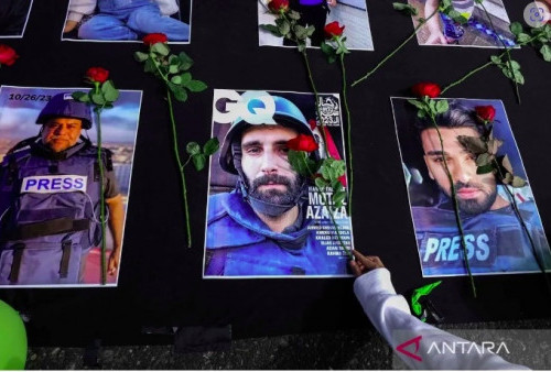 Korban Jurnalis Mati di Gaza Tembus 97 Jiwa