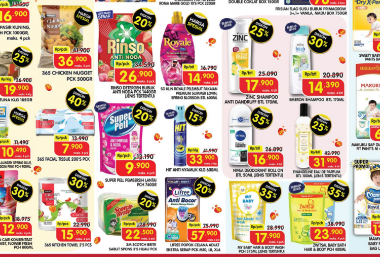Promo Superindo Hari Ini Weekend 13 September 2026, Diskon Rinso Detergen Rp26.900