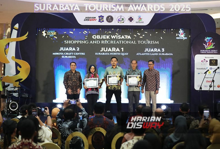 Atlantis Land Surabaya Raih Juara 3 Kategori Shopping Recreational Tourism dalam Surabaya Tourism Awards 2025