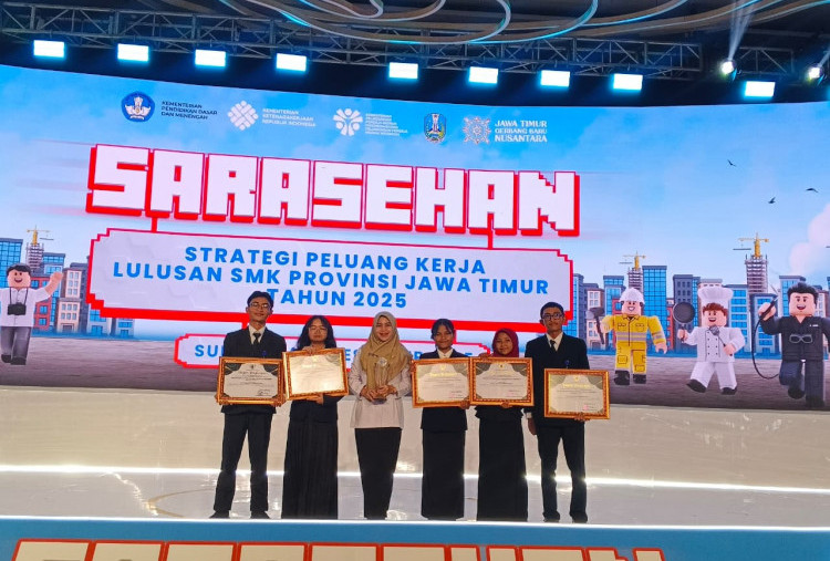 Sulap Cangkang Telur dan Kulit Jeruk Jadi Scrub, Siswa SMKN 5 Surabaya Raih Juara Produk Inovasi se-Jatim