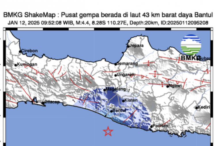 Gempa 4,4 Magnitudo di Bantul, Waspada Gempa Susulan!