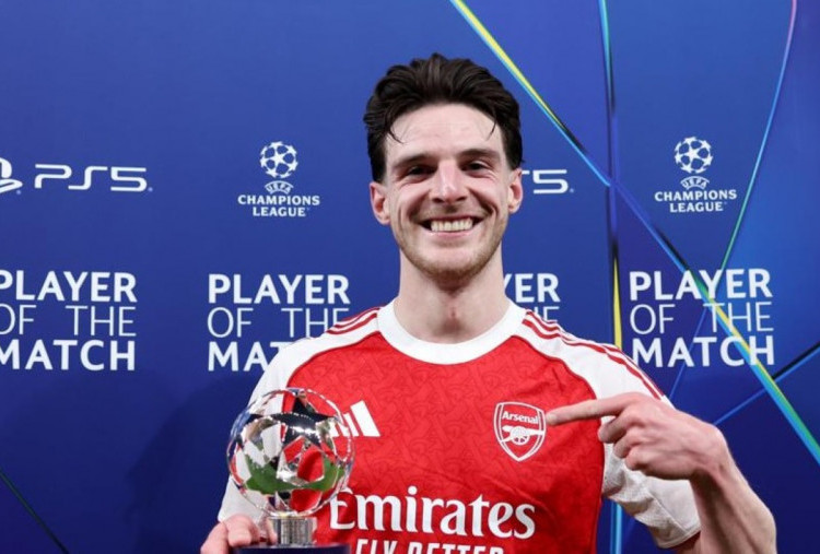 Rating Pemain Arsenal yang Tendang Leverkusen dari Liga Champions, Declan Rice Terbaik