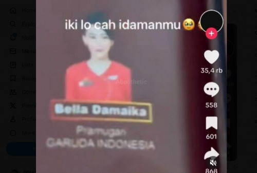 Viral Pramugari Bella Damaika yang Ketahuan Selingkuh Disebut Pindah ke Garuda Indonesia, Benarkah?