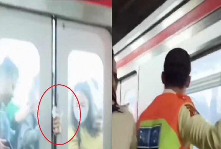 Viral! Tangan Penumpang Terjepit Pintu KRL di Stasiun Duri Saat Bawa Segelas Kopi