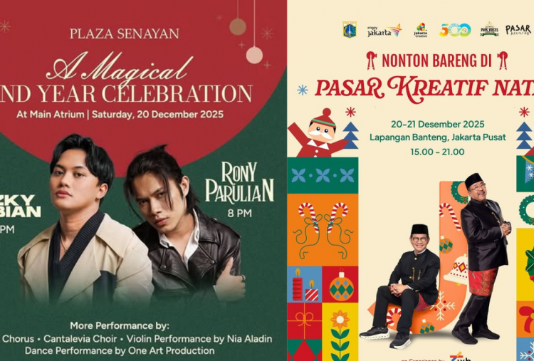 10 Event Jakarta Akhir Pekan 20-21 Desember 2025, Banyak Konser Gratis