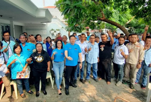 Relawan LOGIN Partai Socmed Surabaya Deklarasi Dukung Prabowo-Gibran