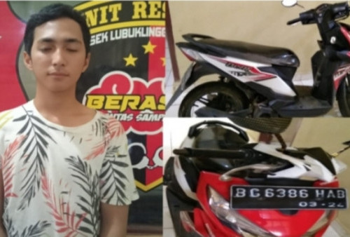 Akibat Kecanduan Judi Slot, Pria ini Diamankan Gergara Gelapkan Motor Mertua 