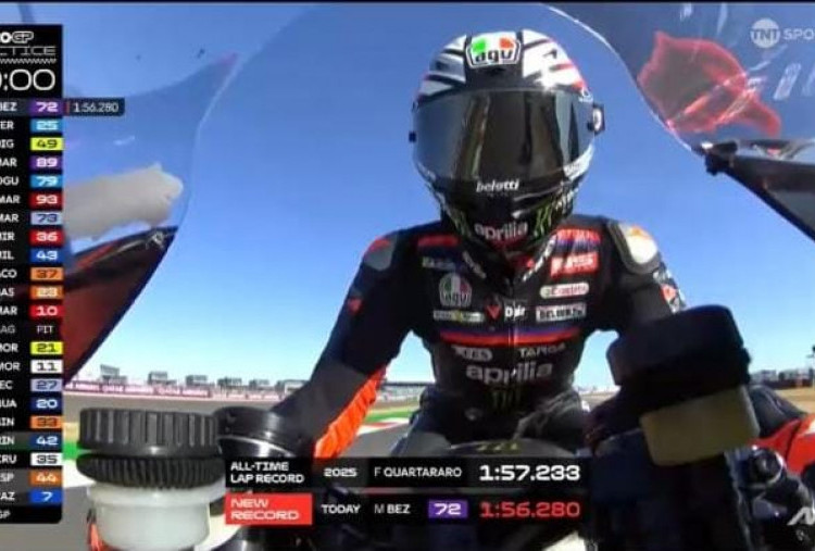 Hasil Latihan MotoGP Inggris 2026, Marco Bezzecchi Lompati Rasa Sakit Demi Rekor