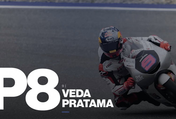Veda Ega Pratama Sempat Menggila di 5 Besar, Akhirnya Finis P8 di FP1 Moto3 Austria 2026! Hakim Danish P18