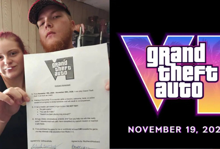 Viral! Gamer Buat Kontrak Selama Rilis GTA 6, Pacar Dilarang Mengganggu Saat Main Game Selama Seminggu  