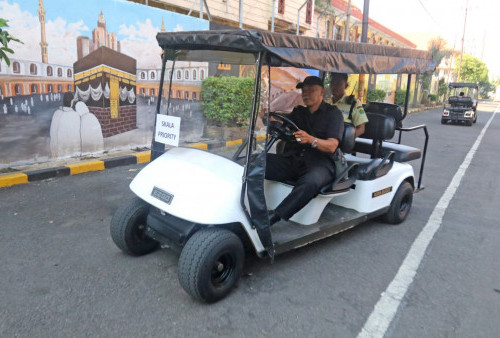 Asrama Haji Surabaya Siapkan Empat Mobil Golf untuk Layani Jamaah Difabel dan Lansia
