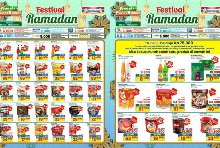Katalog Promo JSM Indomaret Terbaru 27 Februari-1 Maret 2026, Diskon Biskuit Khong Guan untuk Hampers Lebaran!