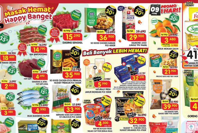 Promo Superindo Minggu Ini Terbaru 8-11 Juni 2026, Diskon Ikan Bandeng Rp4 Ribuan