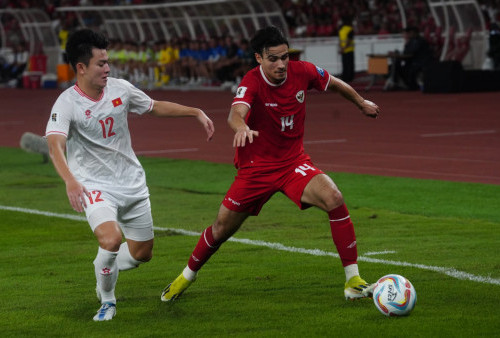 Indonesia Bobol Gawang Vietnam 2-0 di Babak Pertama