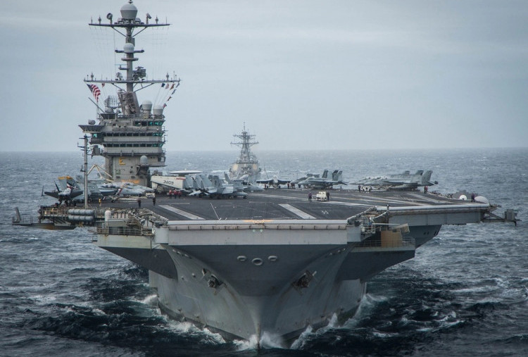 Kapal Induk USS George Washington Menuju Timur Tengah, Gantikan USS Abraham Lincoln