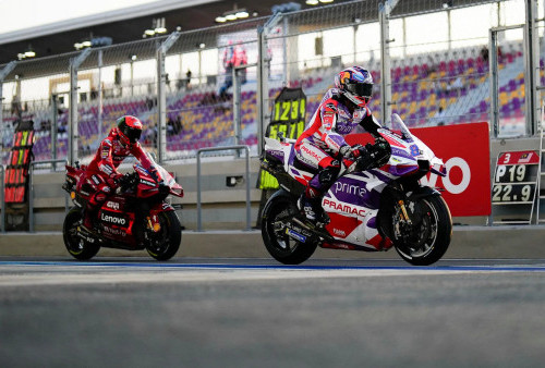 Link Live Streaming MotoGP Qatar 2023, Pecco Bagnaia Jabani Cara Kasar Jorge Martin!