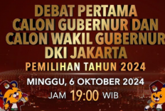 Link Live Streaming Debat Pertama Pilgub Jakarta 6 Oktober 2024, Catat Jangan sampai Ketinggalan!