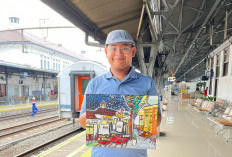 Sambut Hari Anak Nasional, KAI Hadirkan Seniman Berkebutuhan Khusus Melukis di Kereta Taksaka