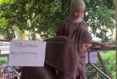 Viral Queen of Depok Ayu Ting Ting Sudah Booking Saf Salat Idulfitri, Netizen Kagumi Ayah Ojak