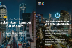 Jadwal dan Lokasi Pemadaman Lampu di Jakarta Hari Bumi 2026, Akhir Pekan Hemat Energi