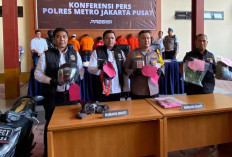 Polsek Menteng Ringkus Pelaku Jambret handphone, 12 Kali Beraksi di Wilayah Jakarta Pusat