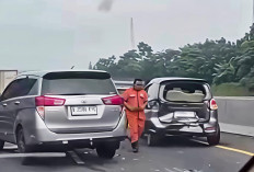 Kurang Jaga Jarak, Kecelakaan Beruntun di Tol Cikampek Libatkan Bus hingga Mobil