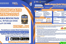 Link dan Cara Daftar Mudik Gratis Pemprov Jateng 2026 Kereta Api, Dibuka Hari Ini Pukul 09.00 WIB
