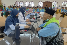 Wajah Sumringah Ratusan Jemaah Tiba di Asrama Haji, Langsung Jalani Pemeriksaan Ekstra