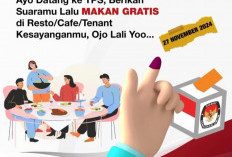 96 Promo Makan Gratis Pilkada 27 November 2024 di Surabaya, Cukup Tunjukkan KTP dan Jari Bertinta