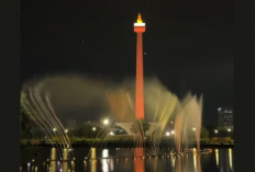 Wajib Catat Jamnya! Monas Gelar Air Mancur Menari dan Video Mapping Spektakuler di Malam Tahun Baru 2026