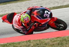 Debut Manis MK Ramadhipa di Moto3 Junior 2026, Raih Podium di Catalunya!