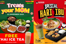 7 Promo Makanan dan Minuman Spesial Hari Ibu 2025, Ada Raa Cha hingga Sushi Mate