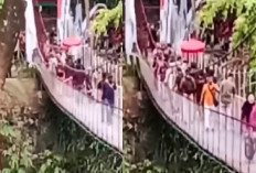 Detik-detik Jembatan Pongpet Pangandaran Ambruk Usai Diresmikan, Bupati Citra Pitriyami Ada di Lokasi