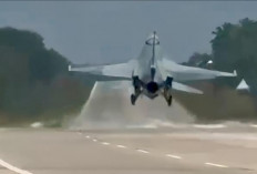 Wussh! F-16 dan Super Tucano Jajal Tol Terpeka Lampung untuk Take Off dan Landing!
