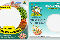 25 Twibbon Hari Gizi Nasional 2026 Desain Gratis Lengkap Ucapannya, Yuk Share ke Medsos!