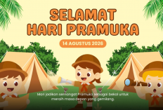 30 Kartu Ucapan Hari Pramuka 2026 Terbaru dan Gratis, Cocok Share di Medsos!