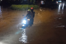 Jalan Menuju Terminal Kargo Bandara Soekarno-Hatta Seperti Empang Usai Hujan Deras