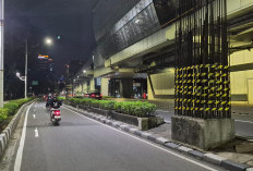 Pantauan Jalan Rasuna Said Malam Ini di Lokasi Pembongkaran Tiang Monorel, Total 109 Titik