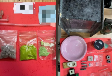 Geger! 5 Rumah Kontrakan dalam Satu Blok di Lampung Jadi Markas Produksi Ekstasi