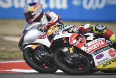 Veda Ega Pratama Tembus 10 Besar FP2 Moto3 Spanyol 2026, Mario Aji Merangsek Kedua di Moto2