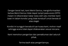 Kekasih Reza Arap Selebgram Lula Lahfah Meninggal, Weird Genius Batal Konser di Acara OPPO